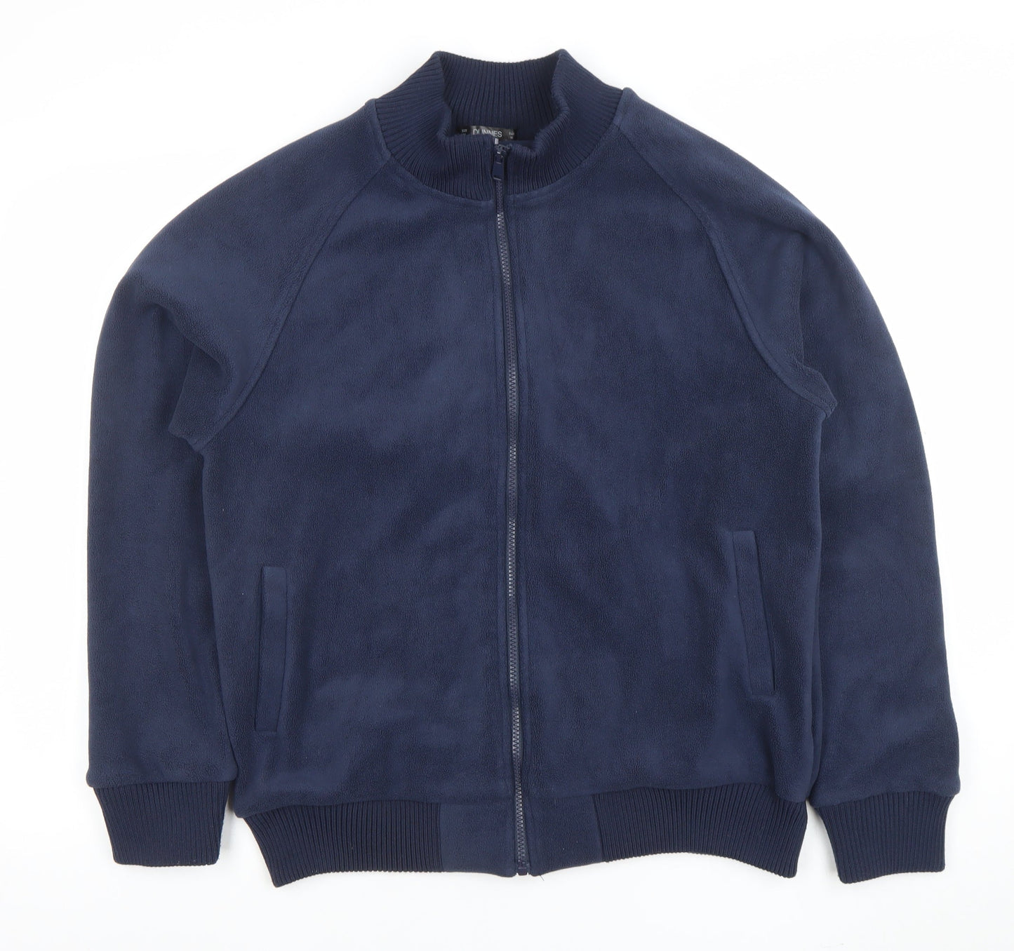 Dunnes Men’s Blue Fleece Full Zip Jacket Size M