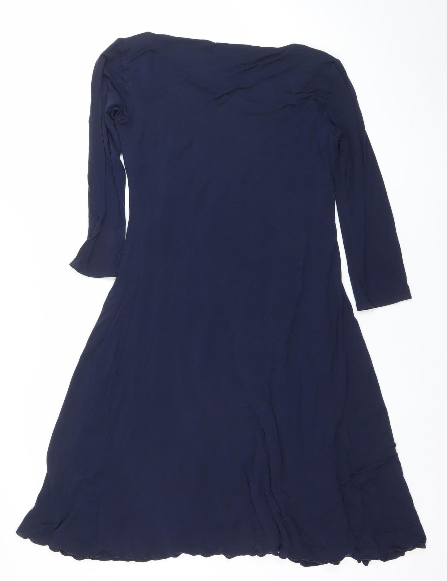 Pink Angel Women Blue A-Line Knee Length Stretch Dress Size 12