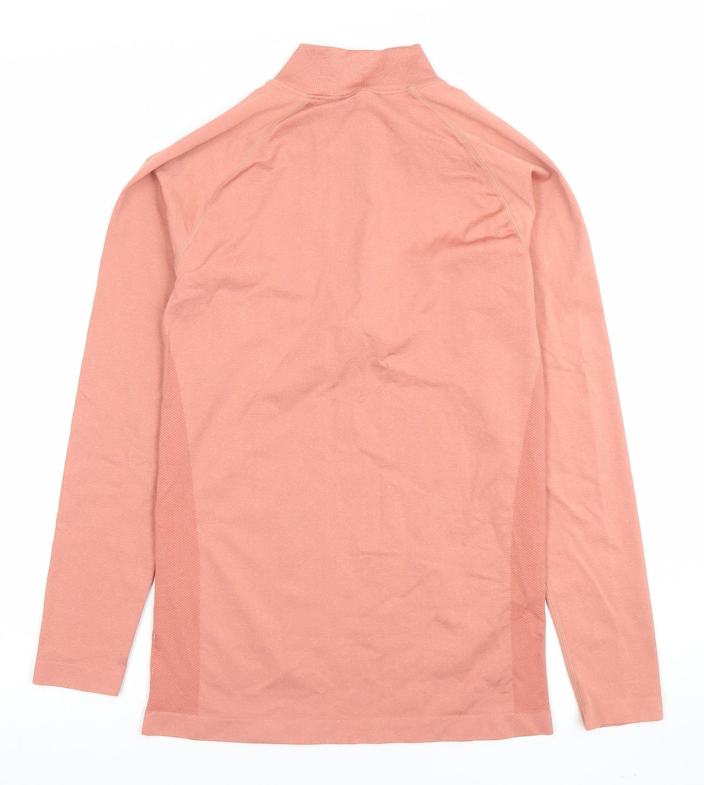 Gym King Women's Pink 1/4 Zip Long Sleeve Activewear Top Size 8