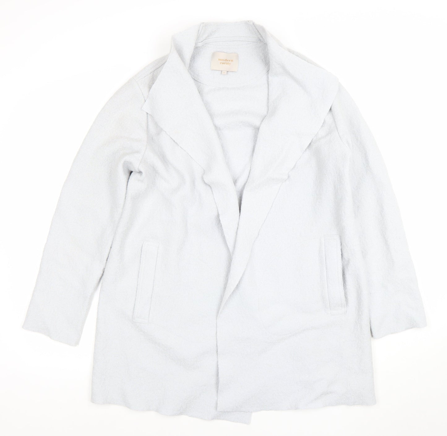 Modern Rarity Women's Grey Wool Blend Coatigan Size S