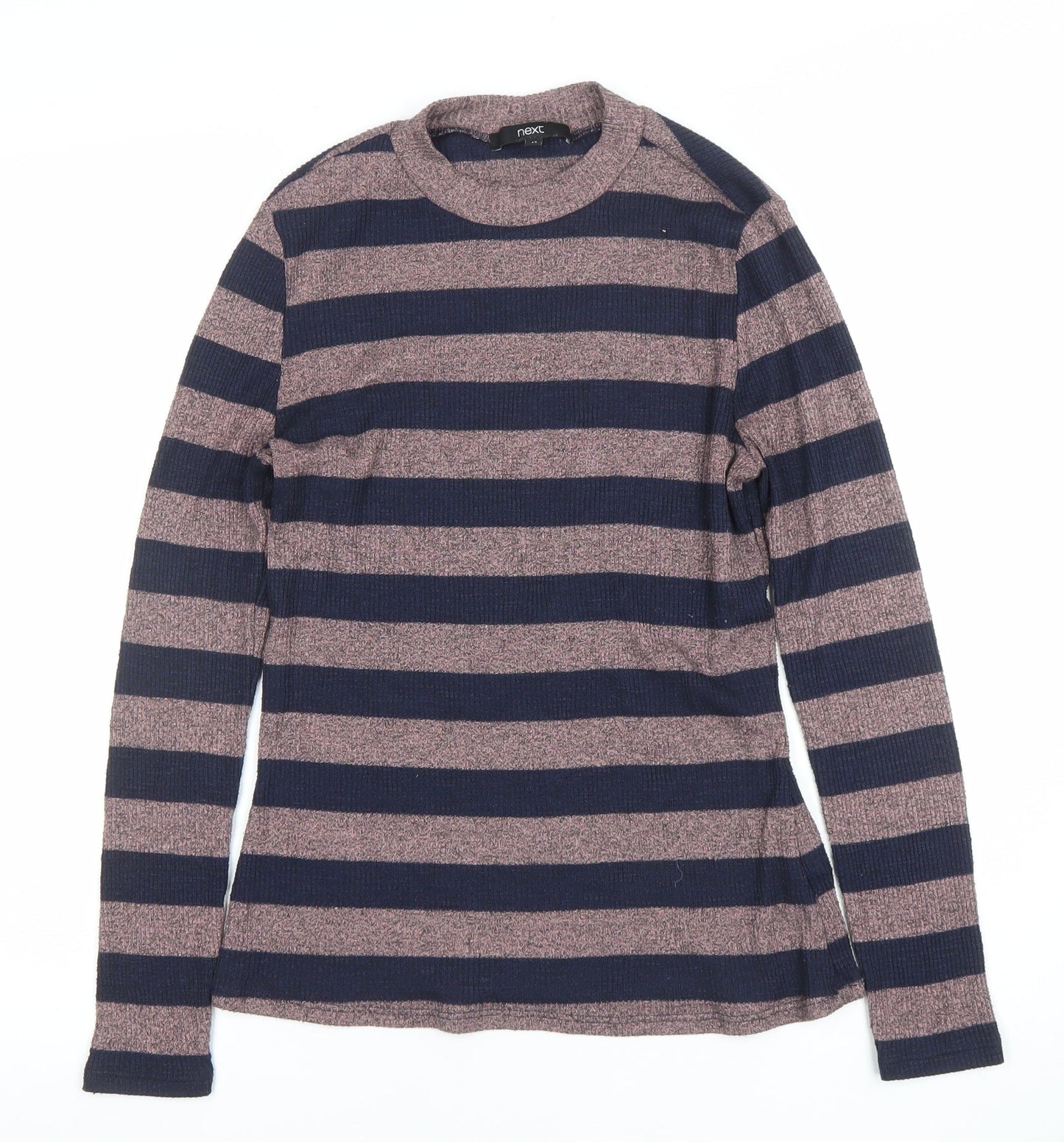 Next Women’s Multicoloured Striped Crew Neck Long Sleeve Jumper Size 12