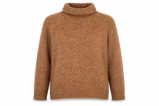 Vero Moda Women’s Brown Roll Neck Knit Jumper XL