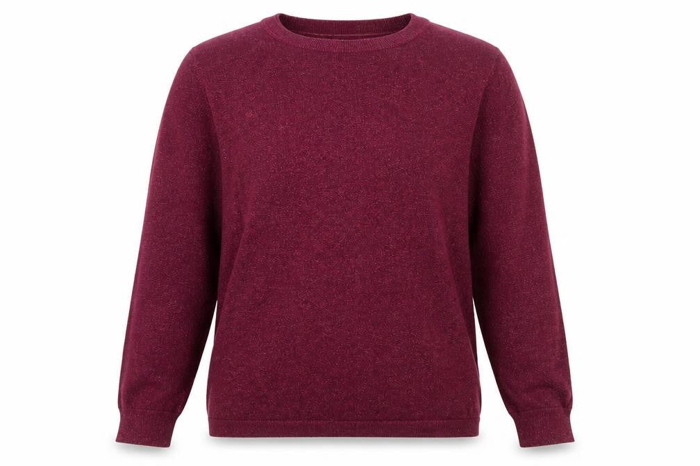 White Stuff Womens Purple Knit Crew Neck Jumper Size 10