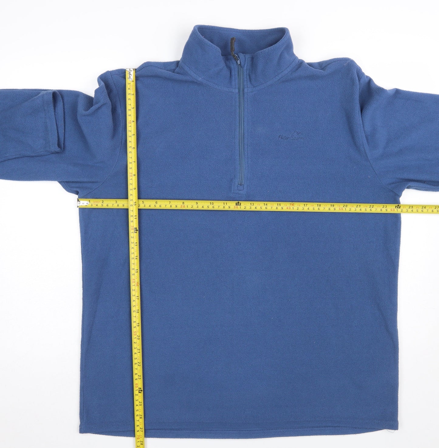 Peter Storm Men's Blue XL Fleece Half Zip Pullover Sweatshirt