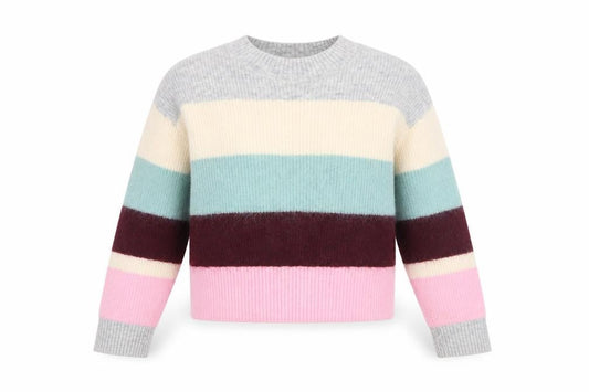 H&M Women’s Multicoloured Striped Wool Blend Jumper Size S
