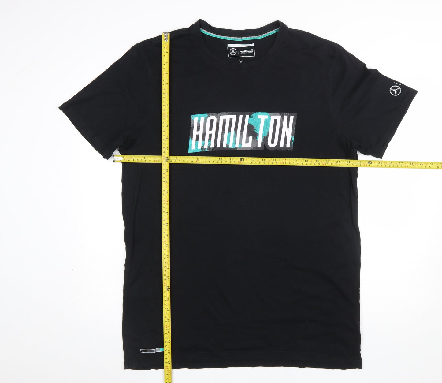 Mercedes AMG Petronas Black Hamilton Men's XL Graphic T-Shirt