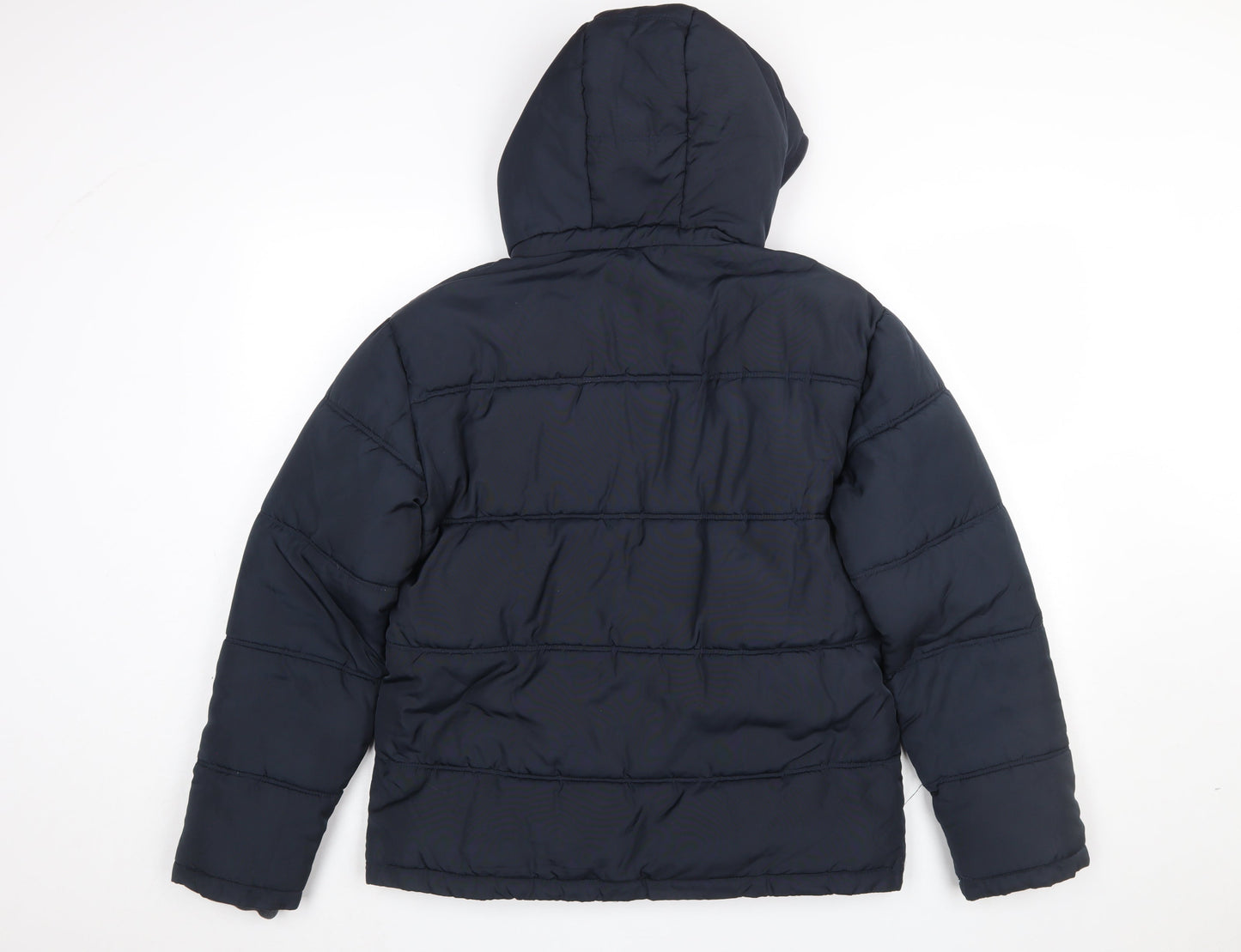 Grand & Hills Boys Blue 12-13 Years Hooded Puffer Jacket