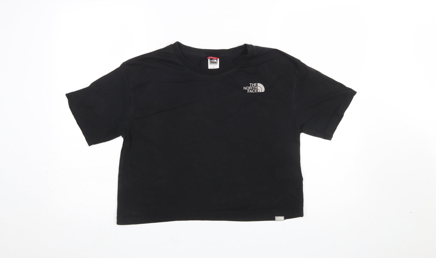The North Face Women's Black Cropped T-Shirt Size S