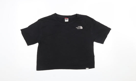 The North Face Women's Black Cropped T-Shirt Size S