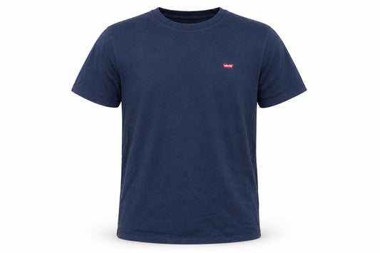 Levi's Men's Blue Cotton Crew Neck Short Sleeve T-Shirt Size S
