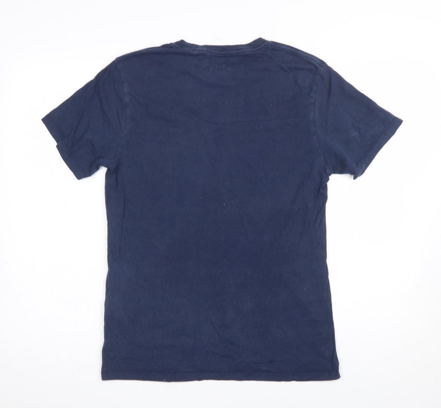 Levi's Men's Blue Cotton Crew Neck Short Sleeve T-Shirt Size S