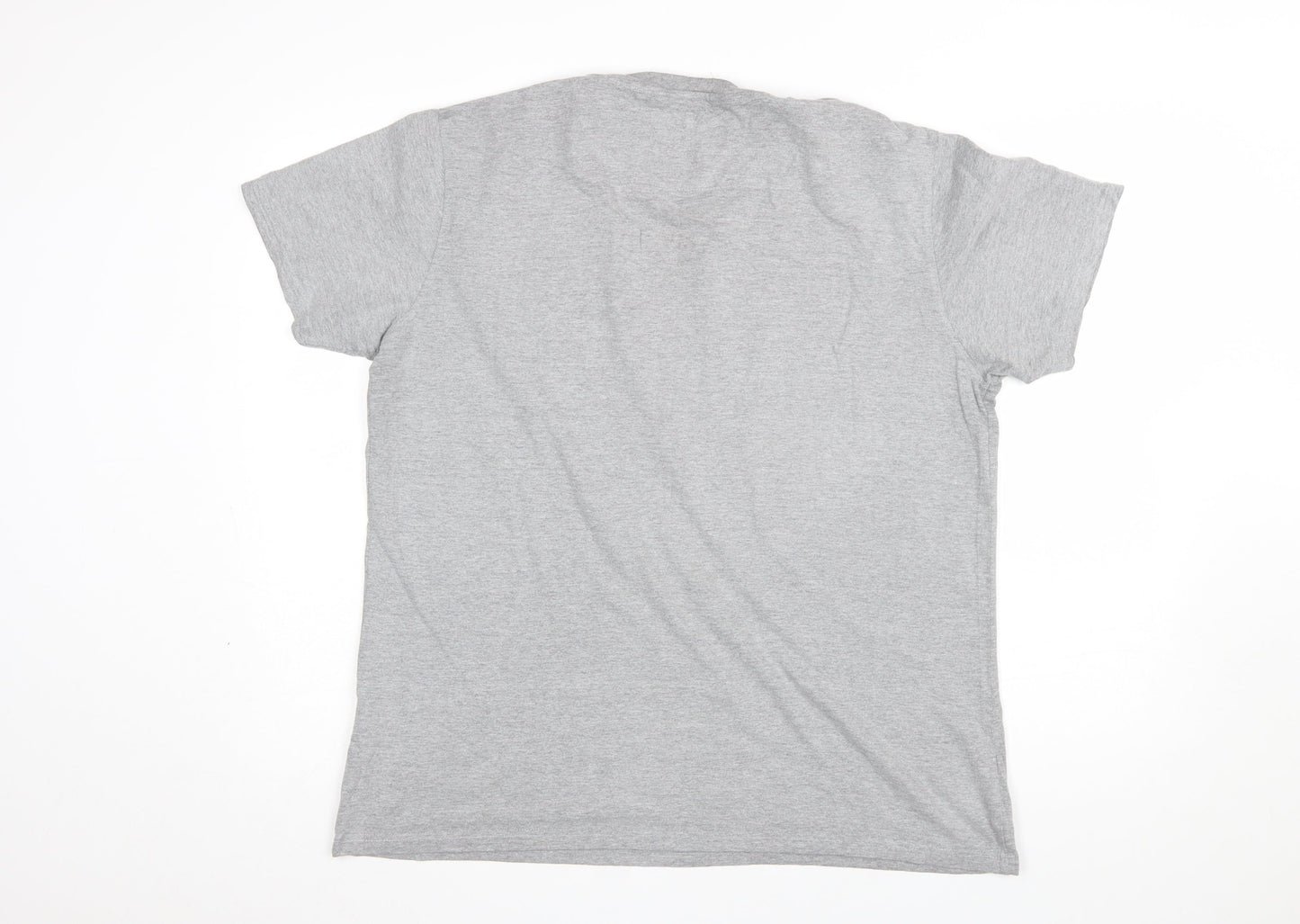 Nicholas Deakins Men's Grey XL Crew Neck Cotton T-Shirt