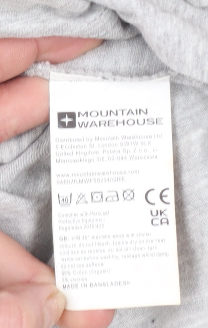 Mountain Warehouse Men's Grey 'Out of Office' Graphic Cotton T-Shirt Size M