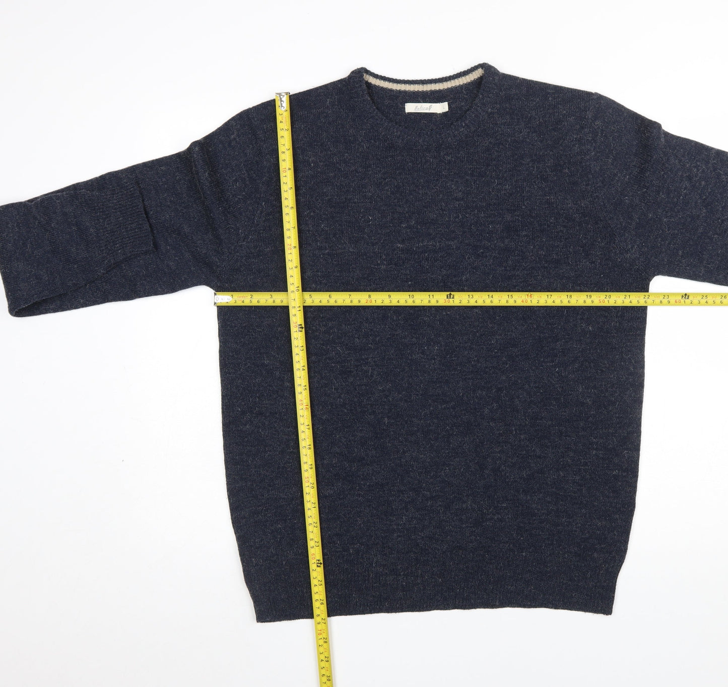 Onfire Men’s Blue Crew Neck Knit Pullover Jumper L