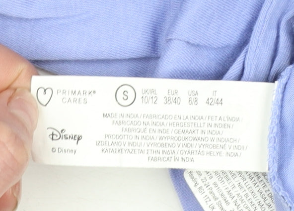 Disney Women Blue Stitch T-Shirt Nightshirt Size 10-12