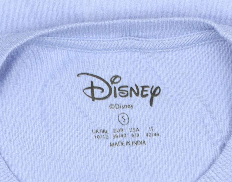 Disney Women Blue Stitch T-Shirt Nightshirt Size 10-12