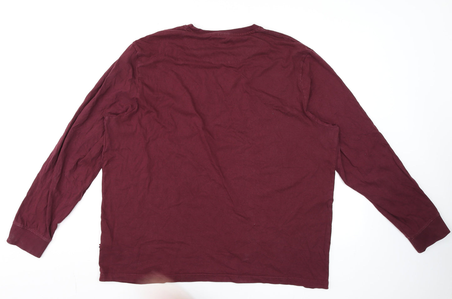 U.S. Polo Assn. Men's Windsor Wine Long Sleeve Cotton T-Shirt XXL