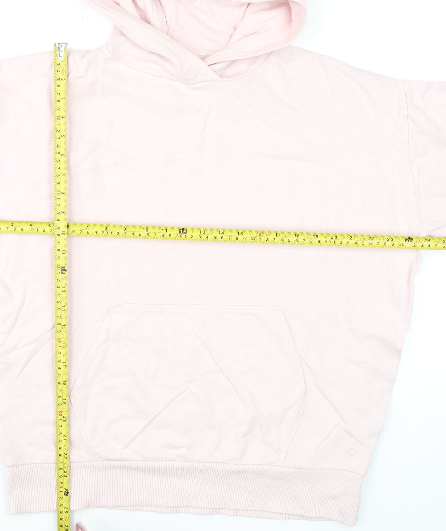 Marks and Spencer Women Light Pink Pullover Hoodie Size S