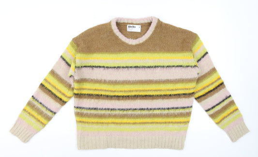 Primark Women’s Multicoloured Striped Knit Jumper Size S