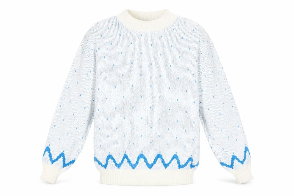 Cabin Creek Men’s Blue Acrylic Chunky Knit Pullover Jumper M