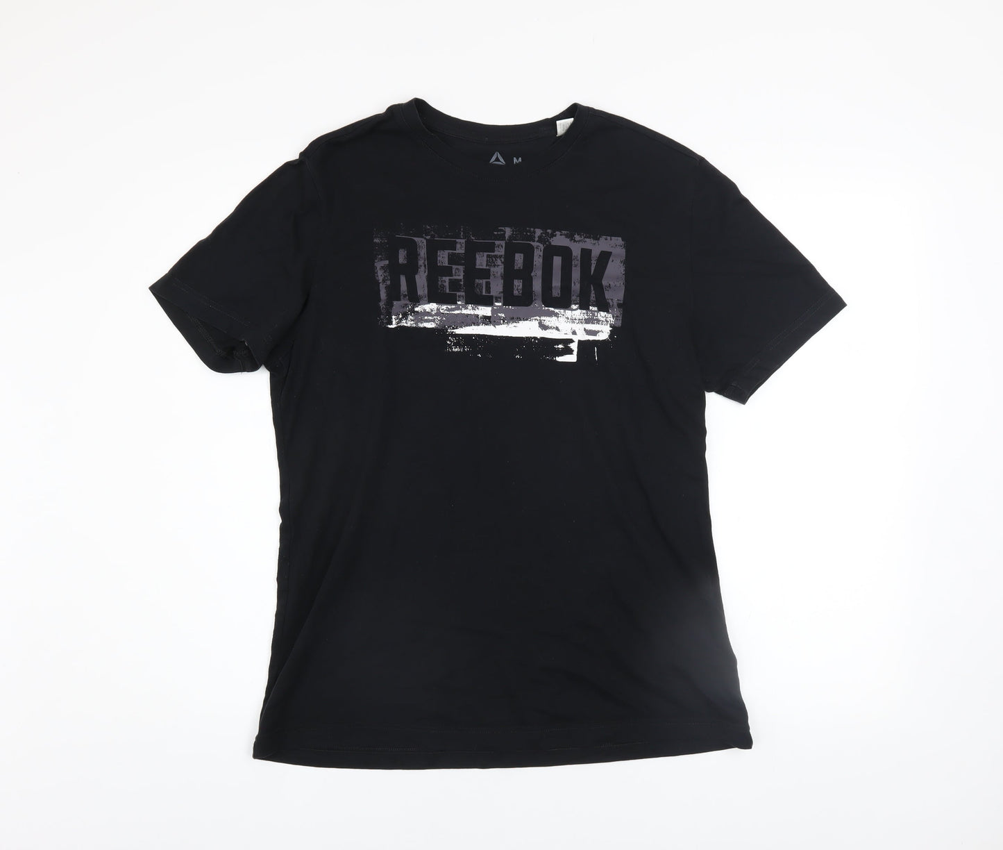 Reebok Men’s Black Graphic Print Sports T-Shirt Size M