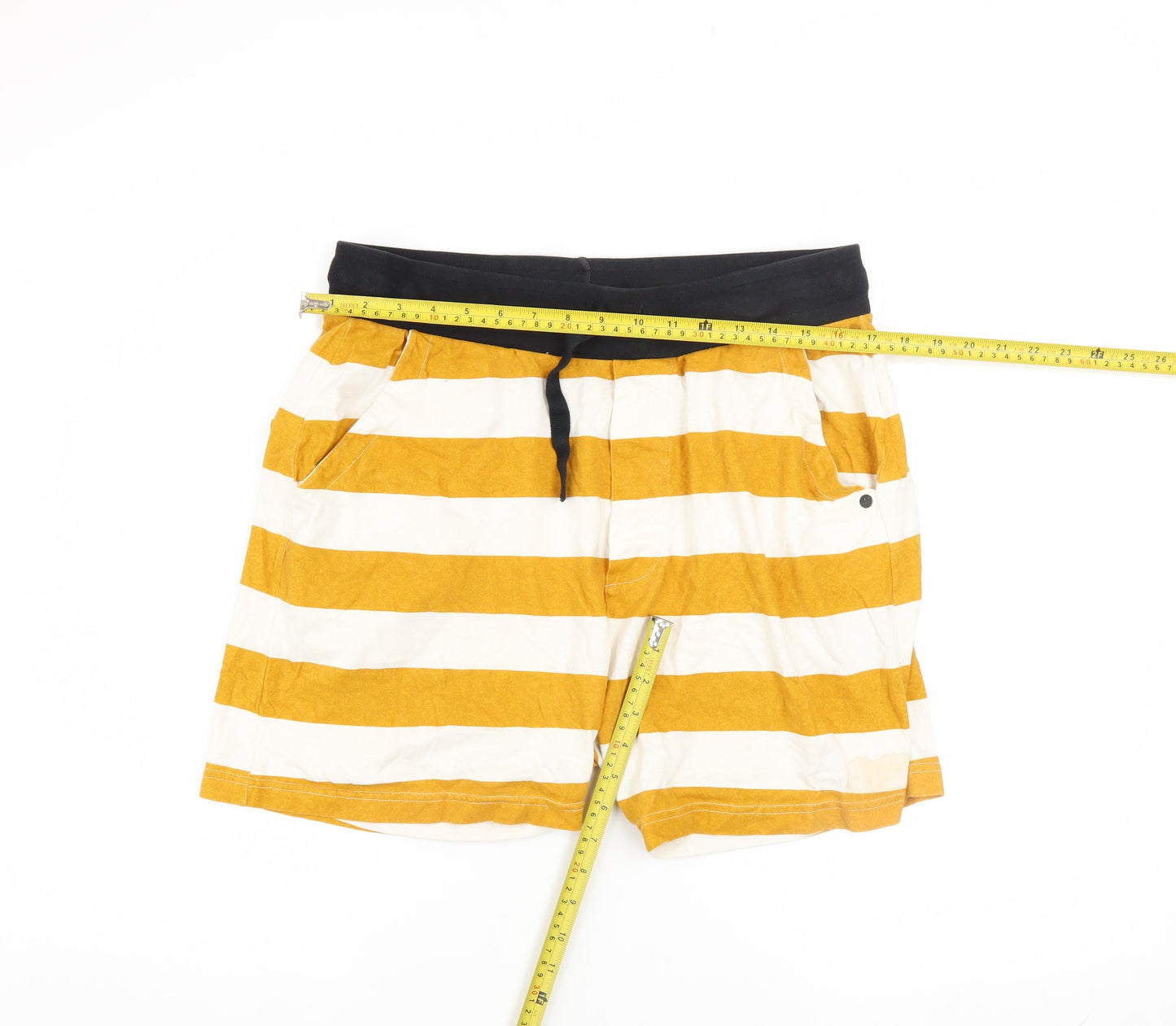 Osklen Men's Multicoloured Striped Athletic Shorts Size S