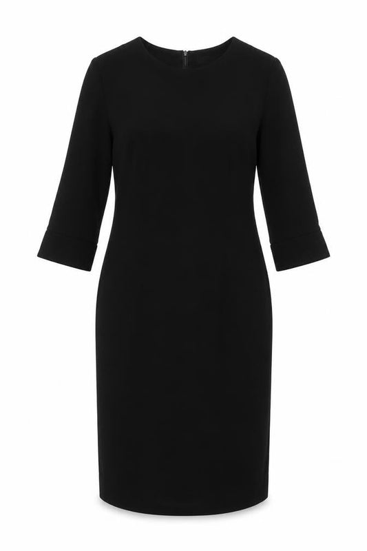 ECHO Women's Black Knee Length Sheath Dress Size 12