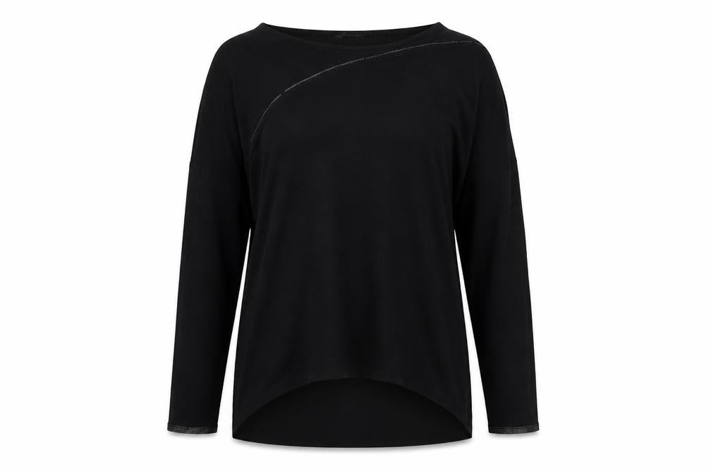 Zara Women’s Black Knit Pullover Jumper Size M 3/4 Sleeve