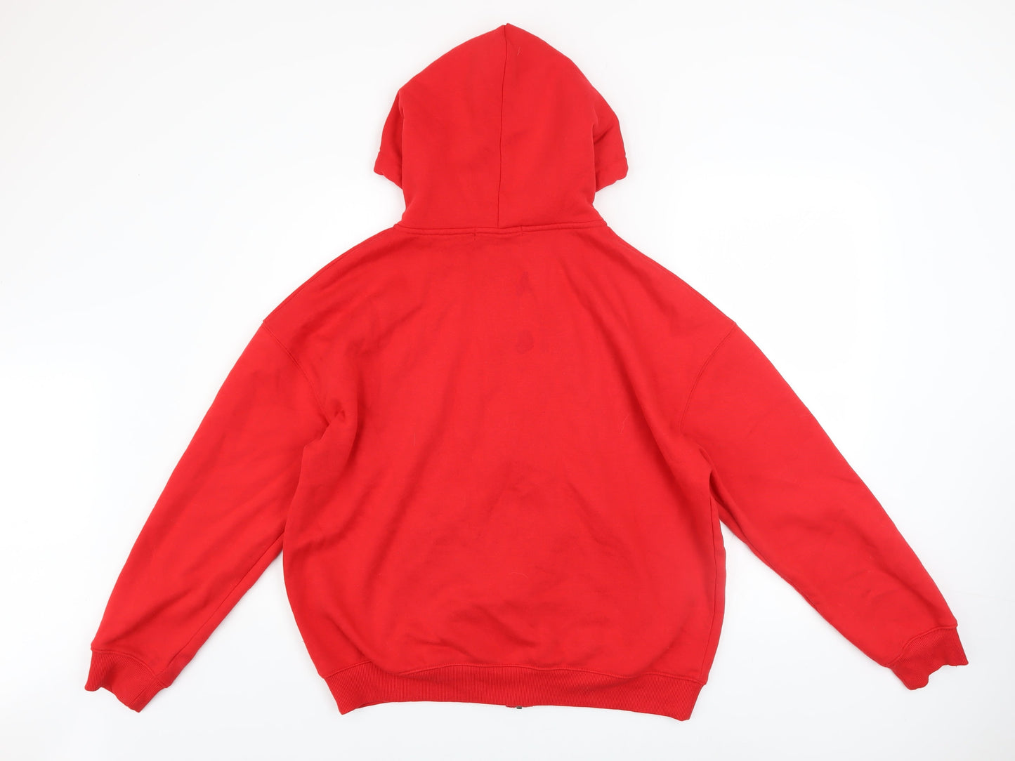FB Sister Teens Red Full Zip Hoodie XS Fleece Cotton Blend