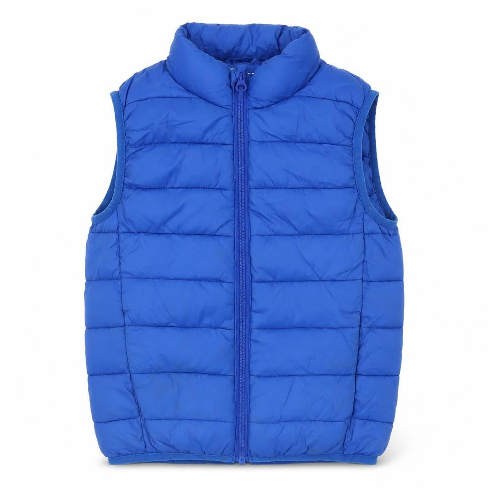 St Bernard Boys Blue Puffer Gilet 5-6 Years Nylon Padded Waistcoat