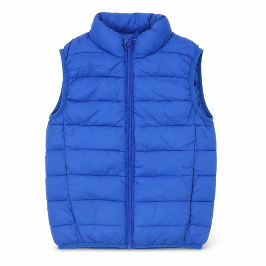 St Bernard Boys Blue Puffer Gilet 5-6 Years Nylon Padded Waistcoat
