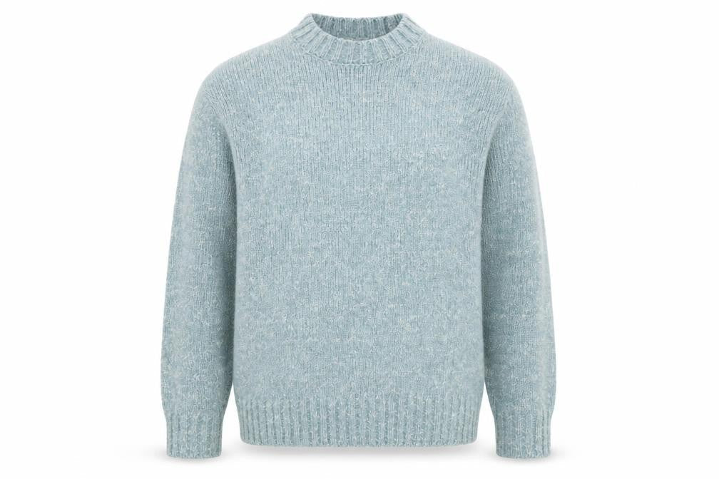Next Women's Blue Crew Neck Knit Pullover Jumper Size M