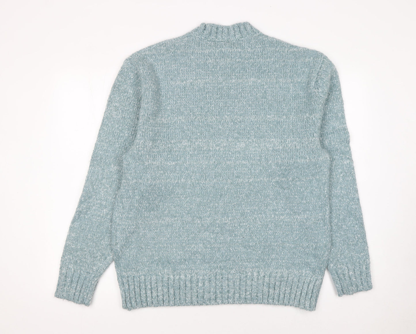 Next Women's Blue Crew Neck Knit Pullover Jumper Size M