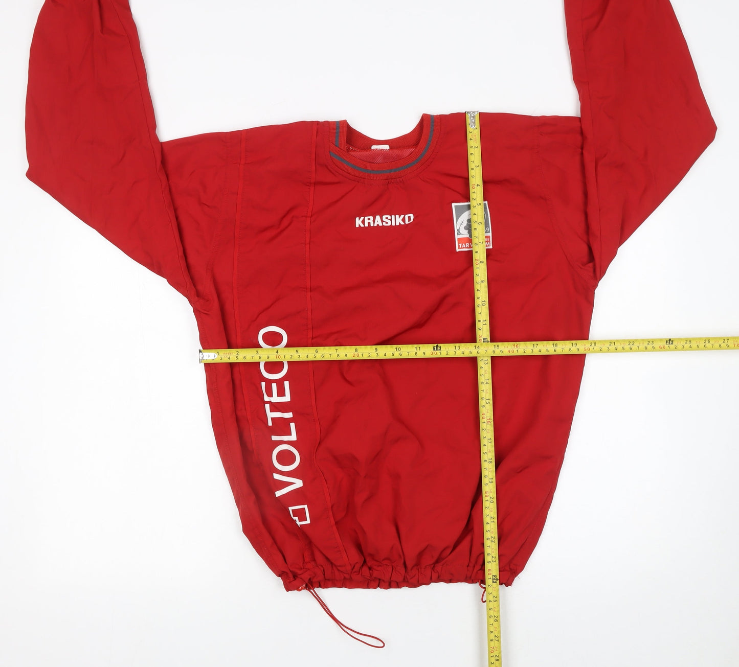 Krasiko Sport Mens Red Pullover Rugby Sweatshirt Size S