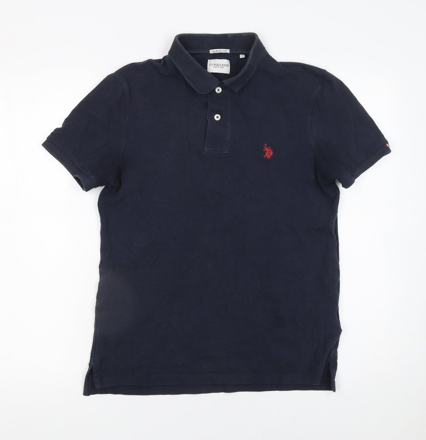 U.S. Polo Assn. Men's Blue Classic Fit Cotton Polo Shirt Size S