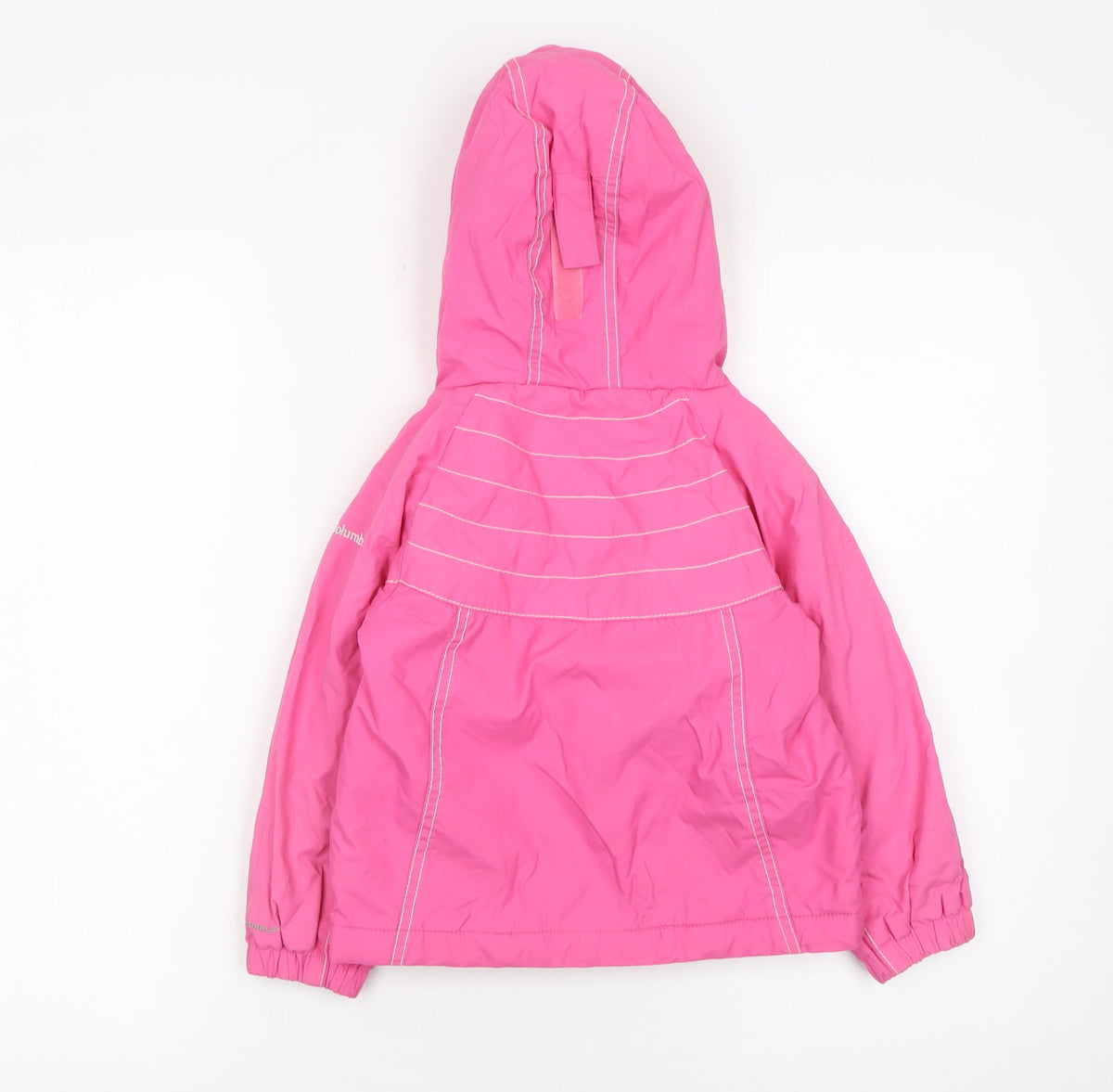 Columbia Girls Pink Hooded Puffer Jacket 4 Years Waterproof Winter Coat