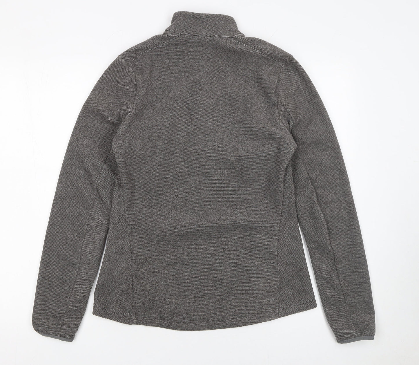 Quechua Women's Grey Fleece 1/2 Zip Pullover Sweatshirt Size S
