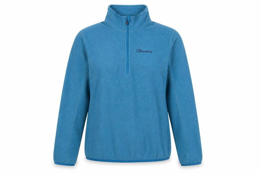 Berghaus Women’s Blue Fleece 1/2 Zip Sweatshirt UK 14 Outdoor Top