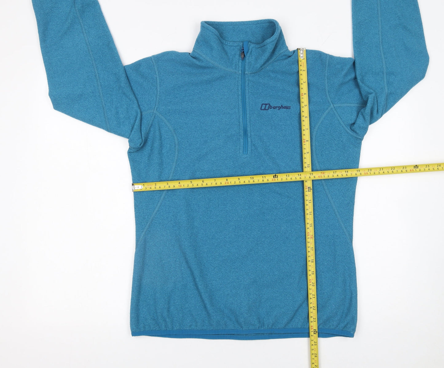 Berghaus Women’s Blue Fleece 1/2 Zip Sweatshirt UK 14 Outdoor Top