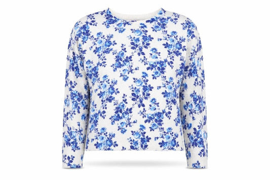 Kelly & Grace Women's Multicoloured Floral Knit Jumper XL