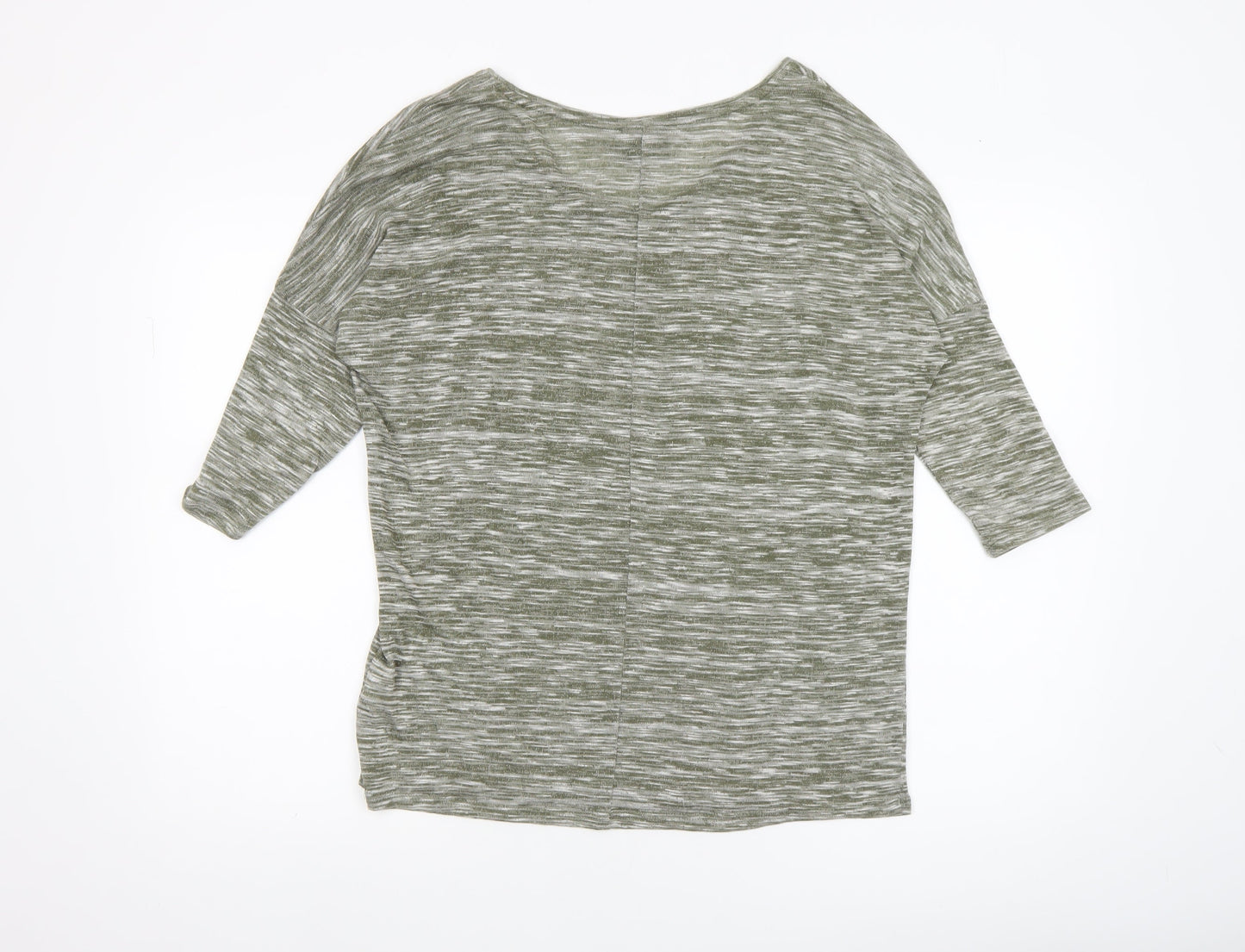 Vero Moda Women's Green 3/4 Sleeve Jersey T-Shirt Size M