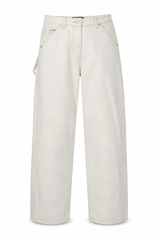 ASOS Women’s Beige Straight Leg Jeans Size 10 Cotton 28W 32L