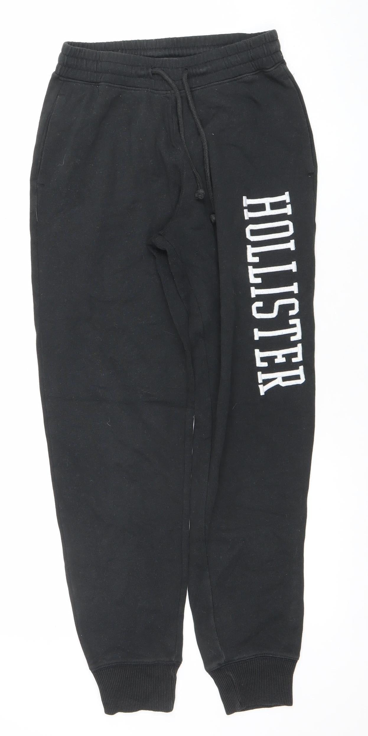 Hollister Womens Black XS Jogger Trousers Ultra High Rise