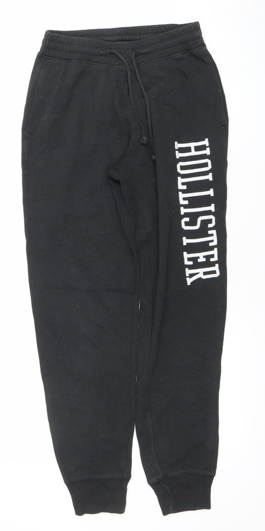 Hollister Womens Black XS Jogger Trousers Ultra High Rise
