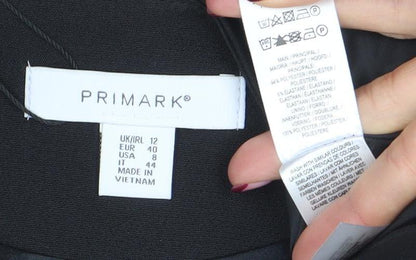 Primark Women’s Black Size 12 Stretch Blazer Jacket
