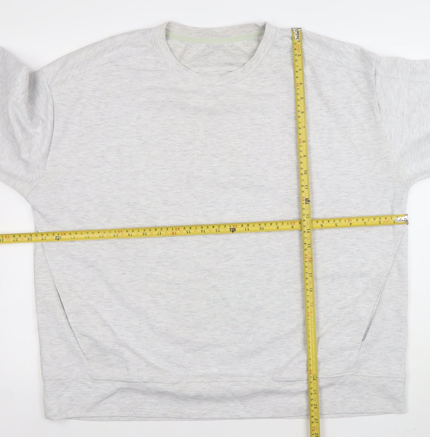 Dunnes Stores Women’s Grey XL Pullover Sweatshirt Crew Neck Cotton Blend