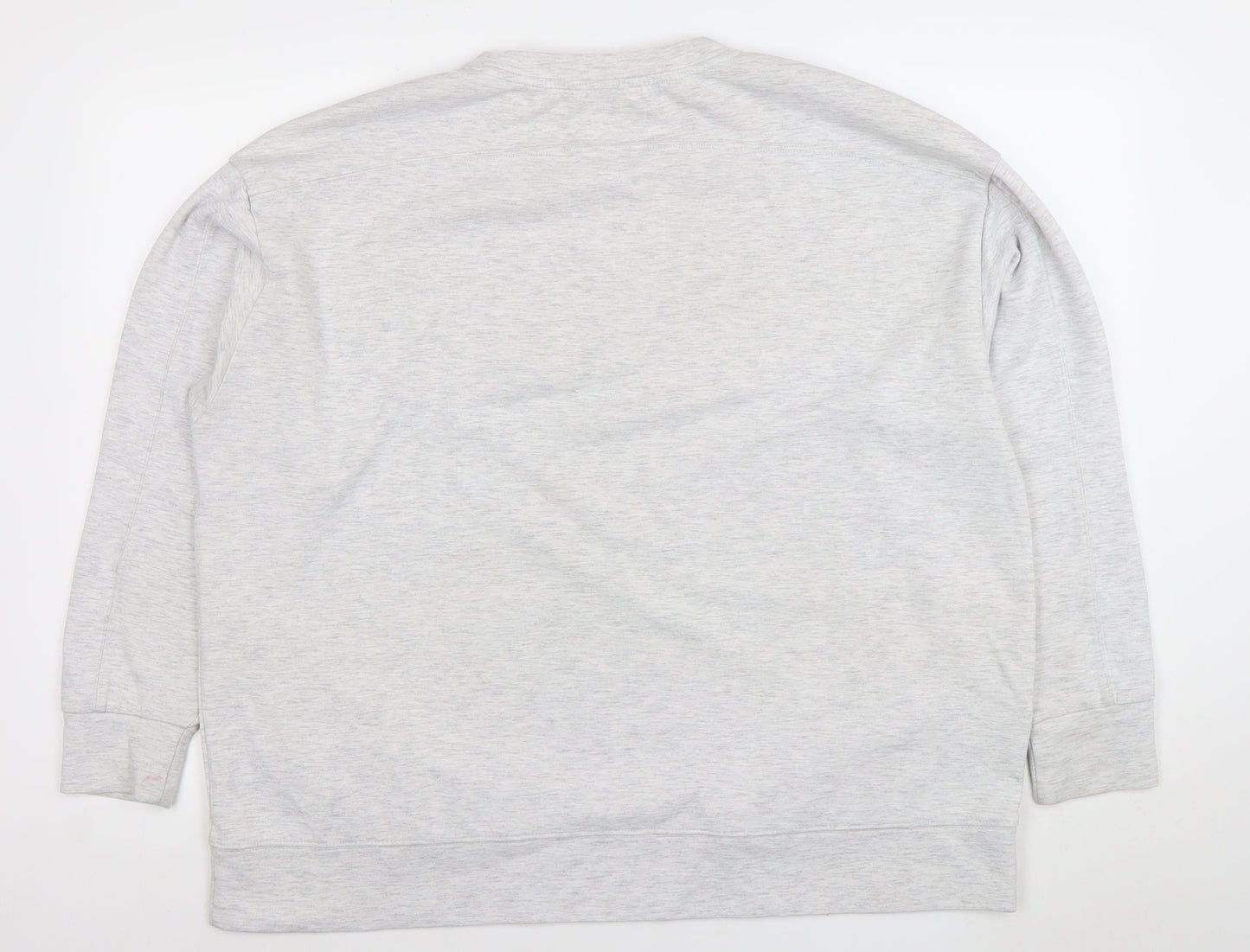 Dunnes Stores Women’s Grey XL Pullover Sweatshirt Crew Neck Cotton Blend