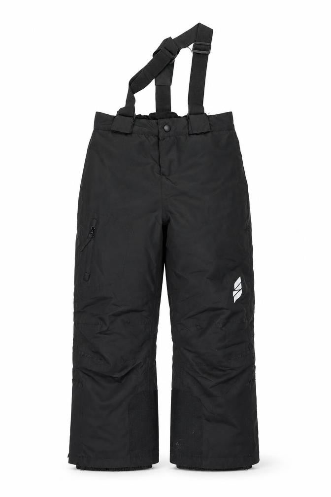 Crivit Boys Black 7 Years Snow Pants Waterproof Insulated Adjustable