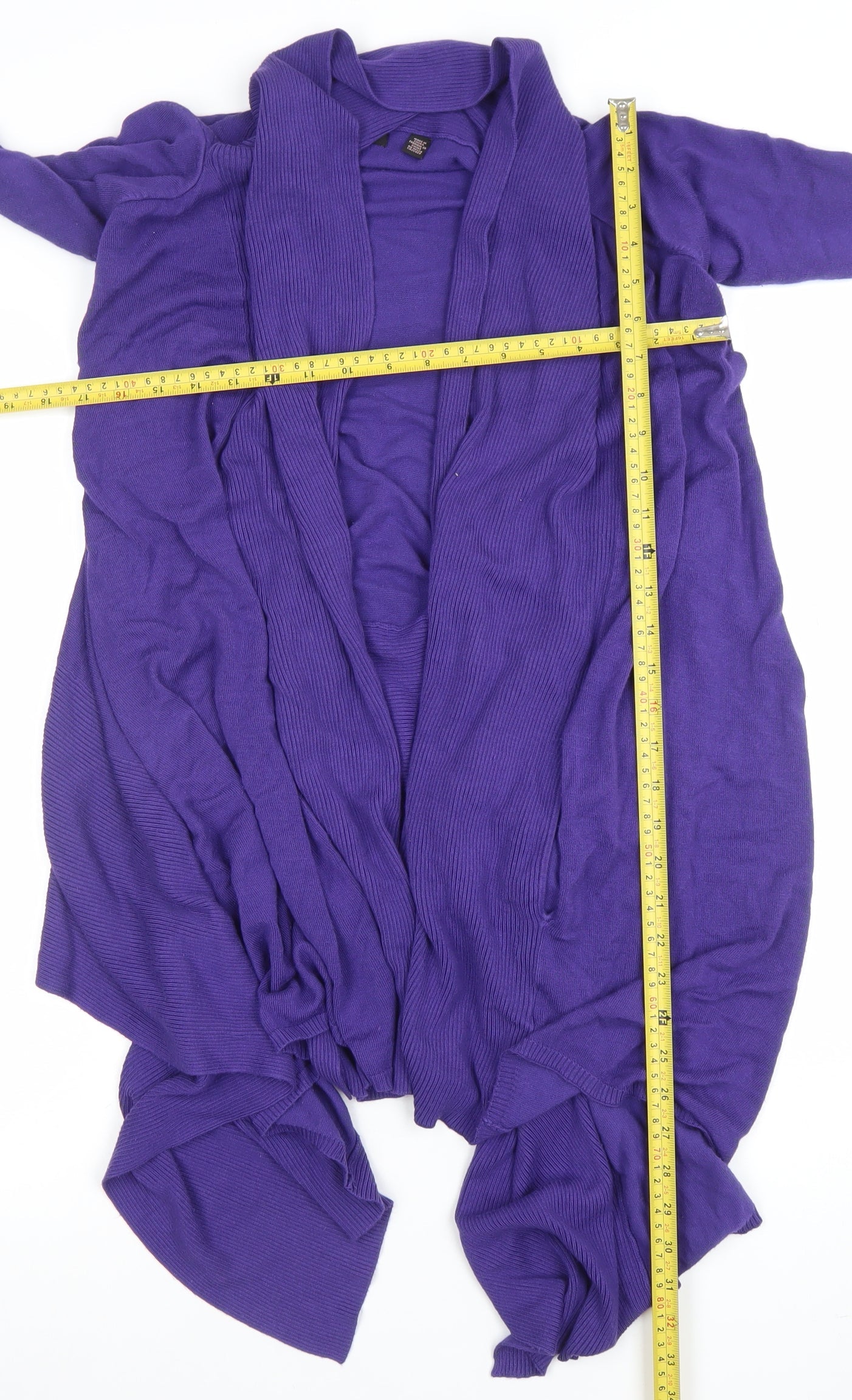 Ted Baker Womens Purple Knit Open Cardigan Size S