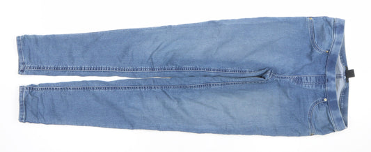 H&M Women's Blue Size 8 Mid Rise Stretch Denim Jeggings